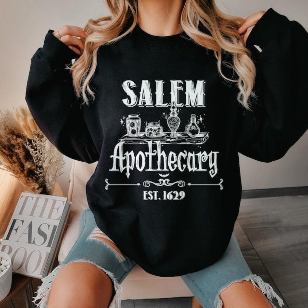 Salem Apothecary Halloween Retro 1692 They Missed One Sweatshirt